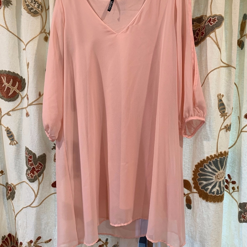 Pink Shift Dress